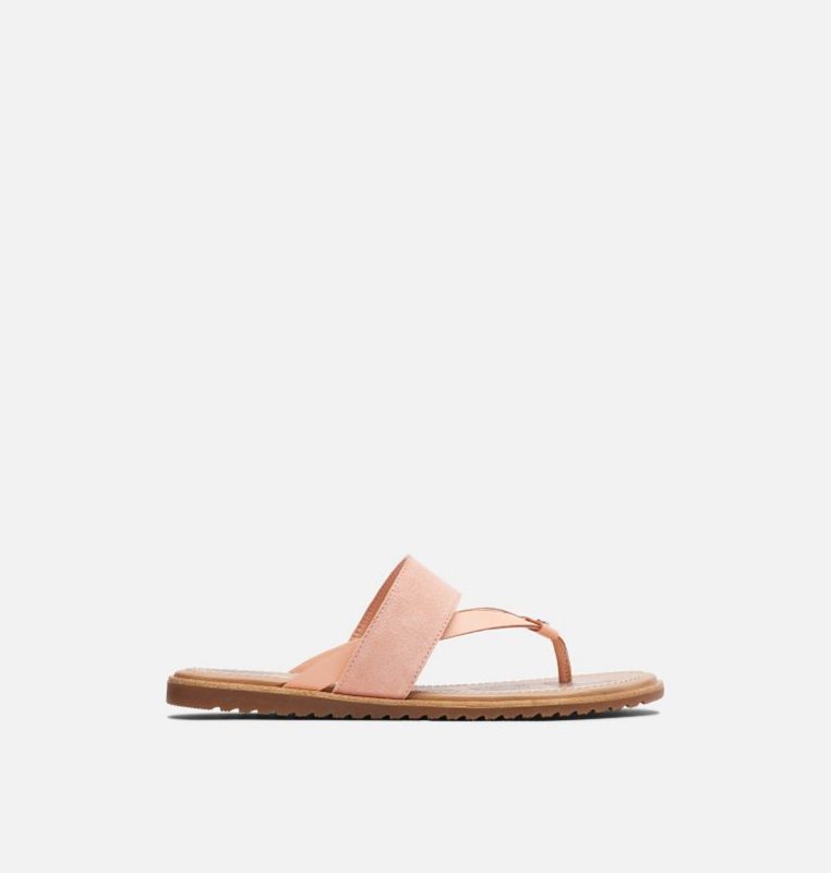 Sorel Kadın Ella™ Flip Flat - Sandalet Pembe - 291-QIJUSF